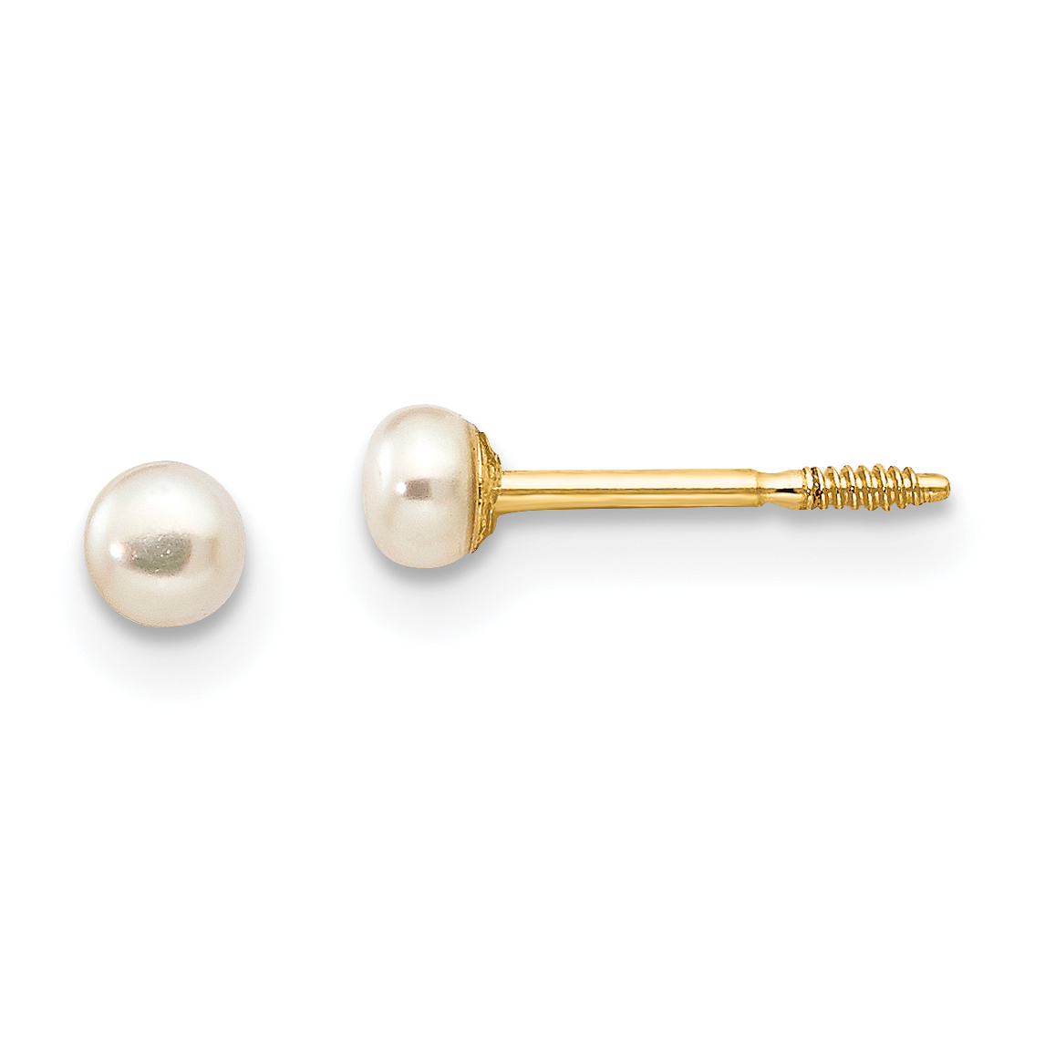 Sardelli 14k Madi K Button FW Cultured Pearl Earrings