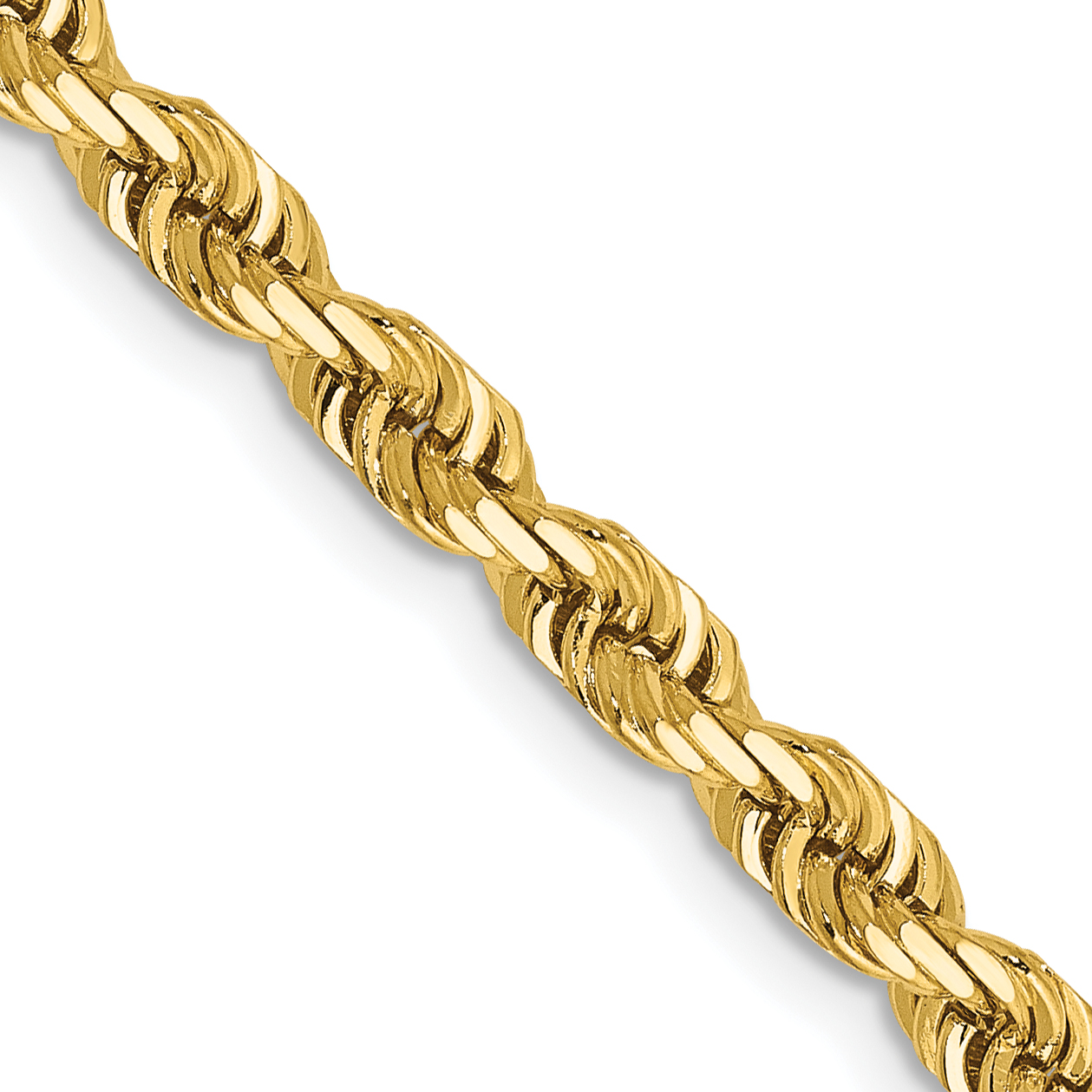 Core Gold 14k 4mm D/C Quadruple Rope Chain