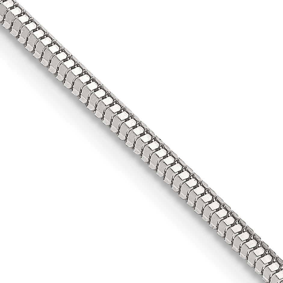 Core Silver Sterling Silver 1.95mm Diamond-cut Snake Chain
