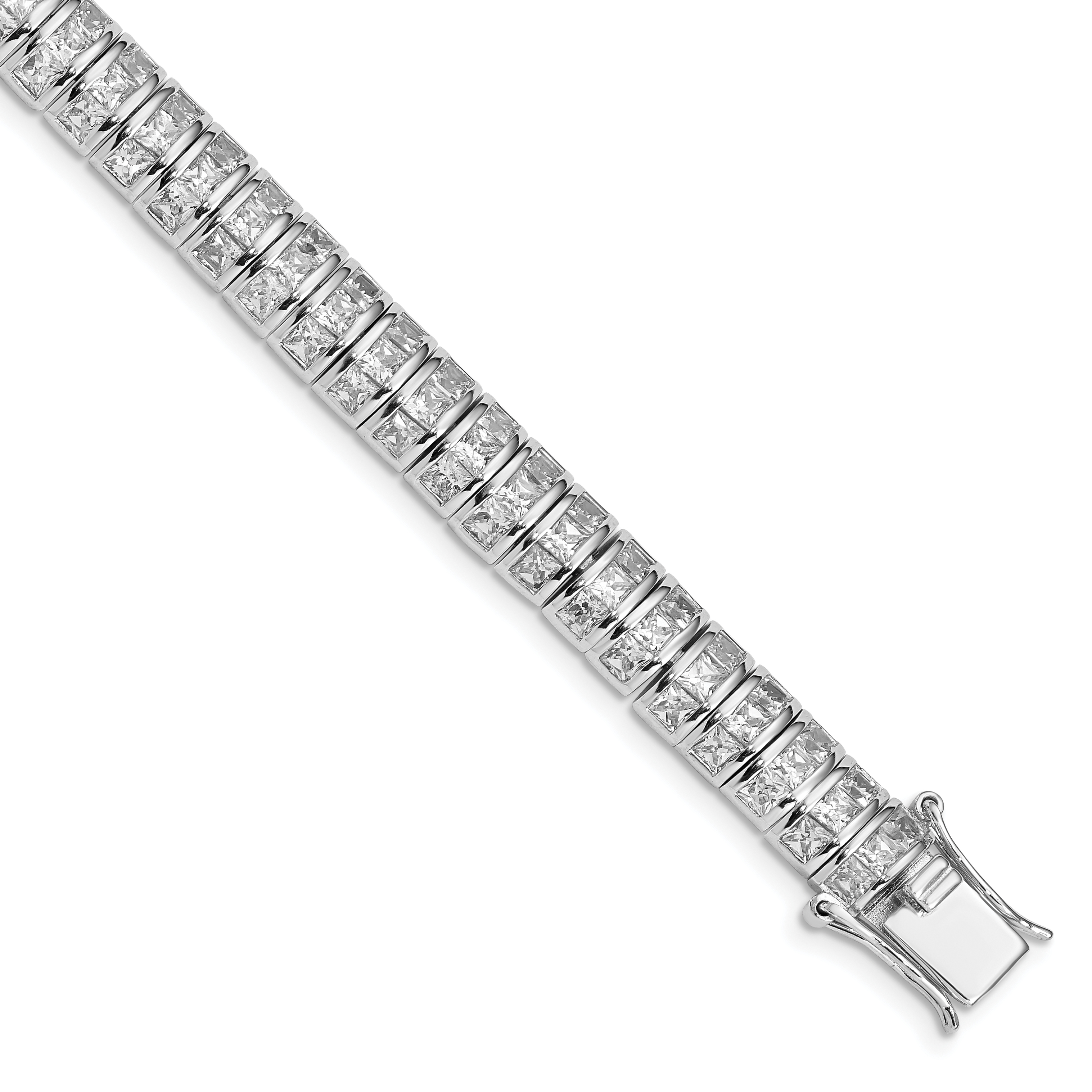 Core Silver Sterling Silver CZ Bracelet