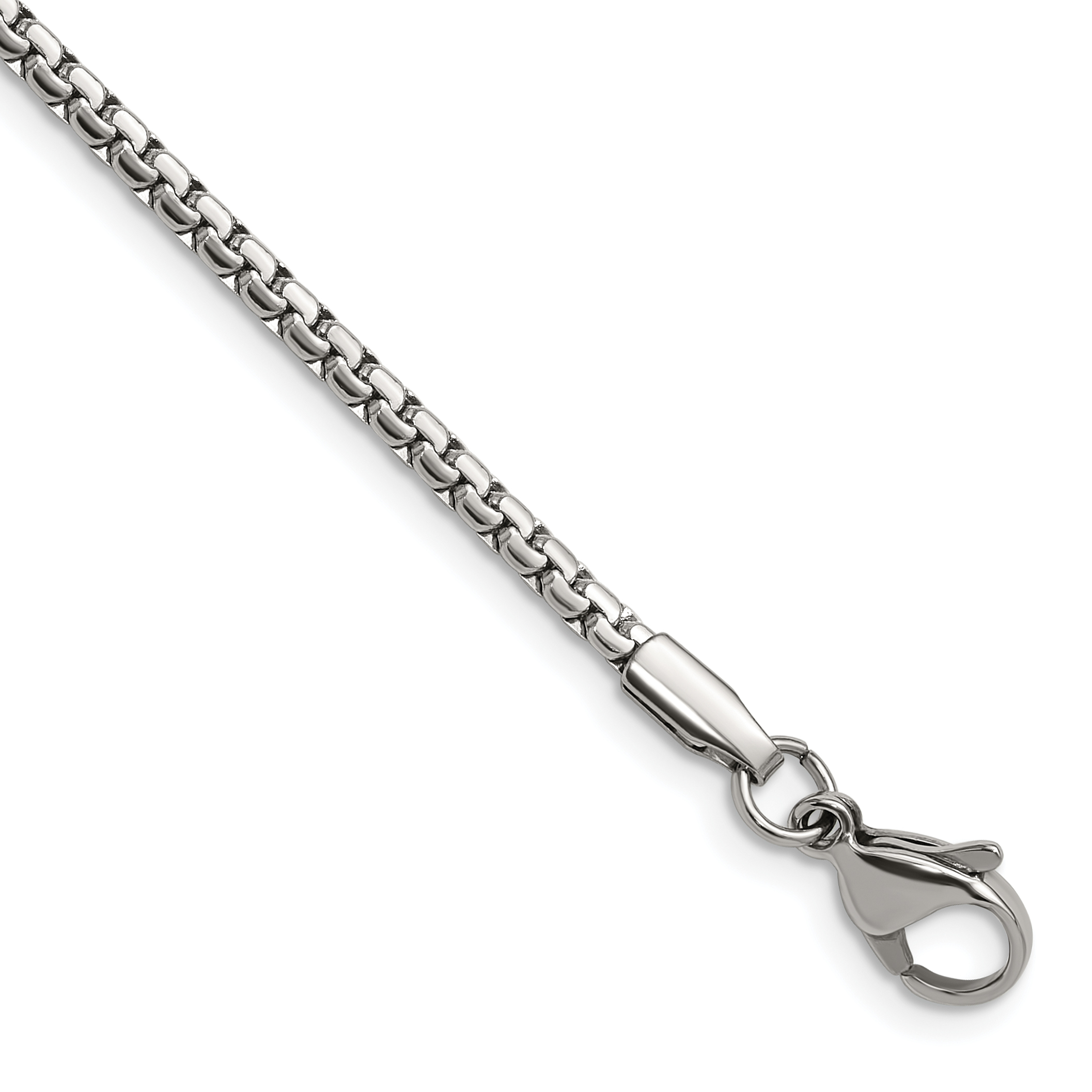Chisel Stainless Steel 2.50mm Polished Fancy Box Chain