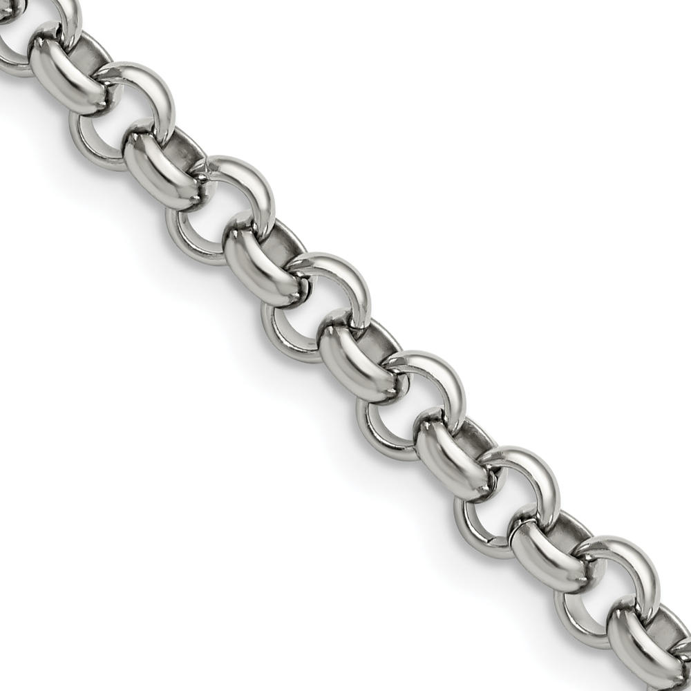 Chisel Stainless Steel 6mm Rolo Chain