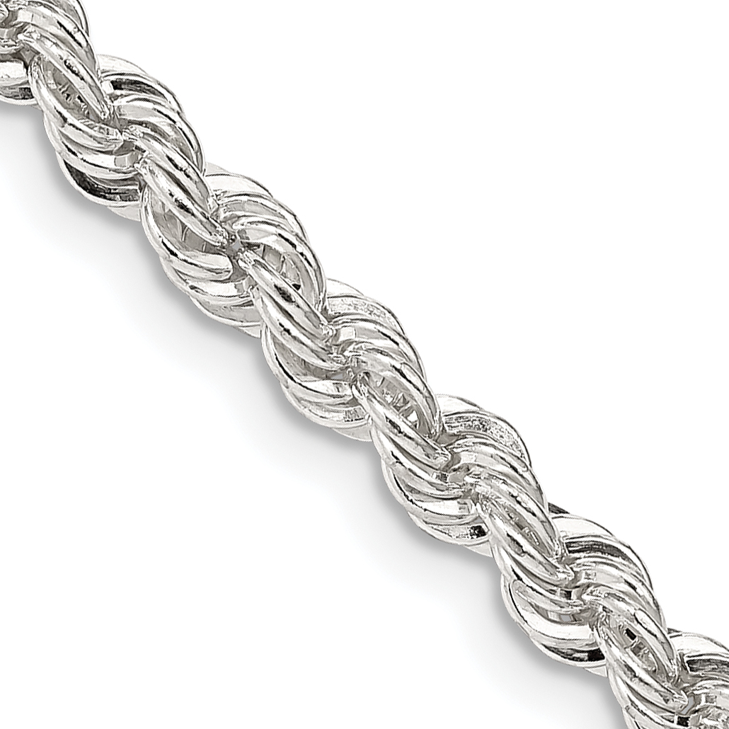 Core Silver Sterling Silver Polished Twisted 4.5mm Necklace