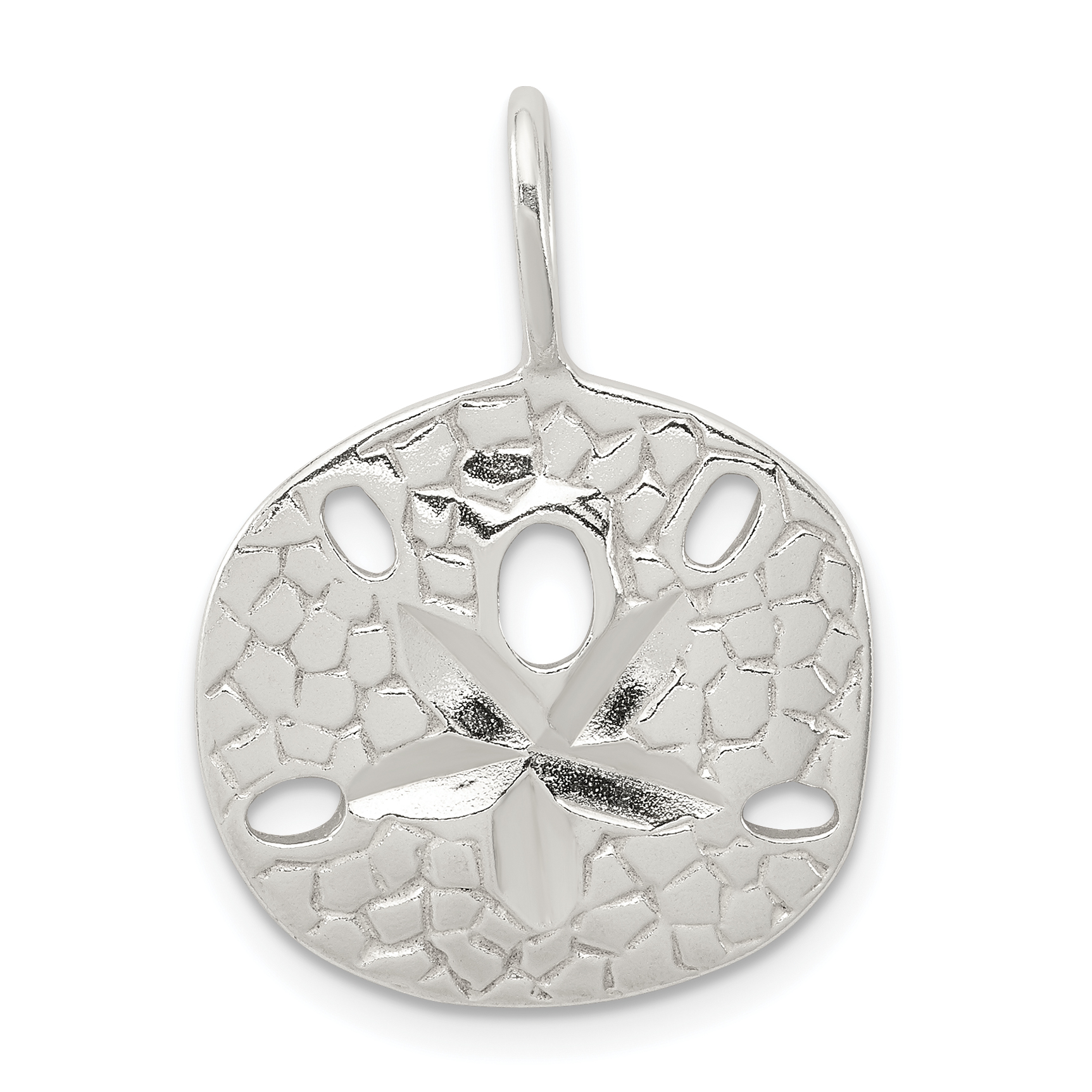 Core Silver Sterling Silver Sand Dollar Charm