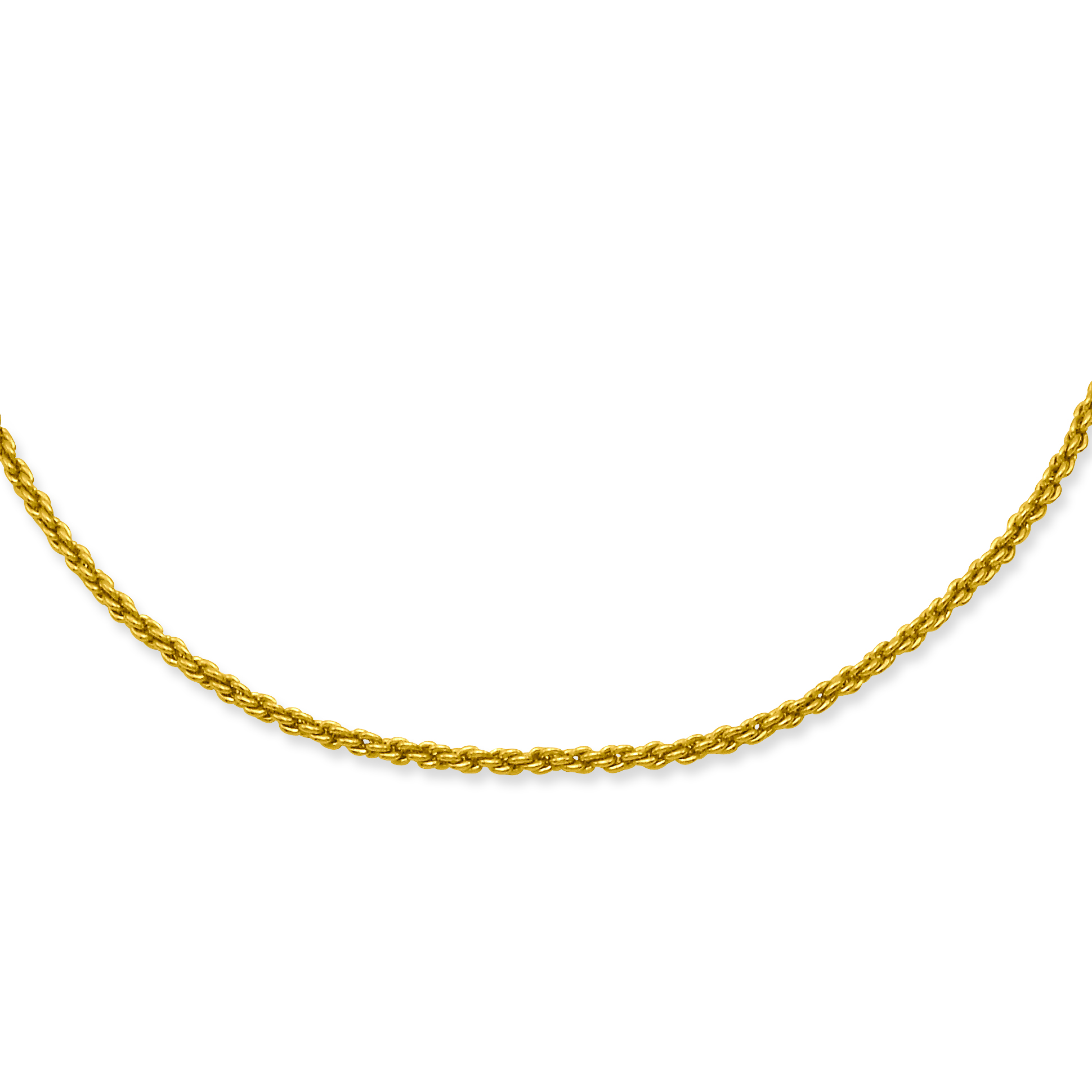 Kelly Waters 24in Gold-plated 2mm French Rope Chain