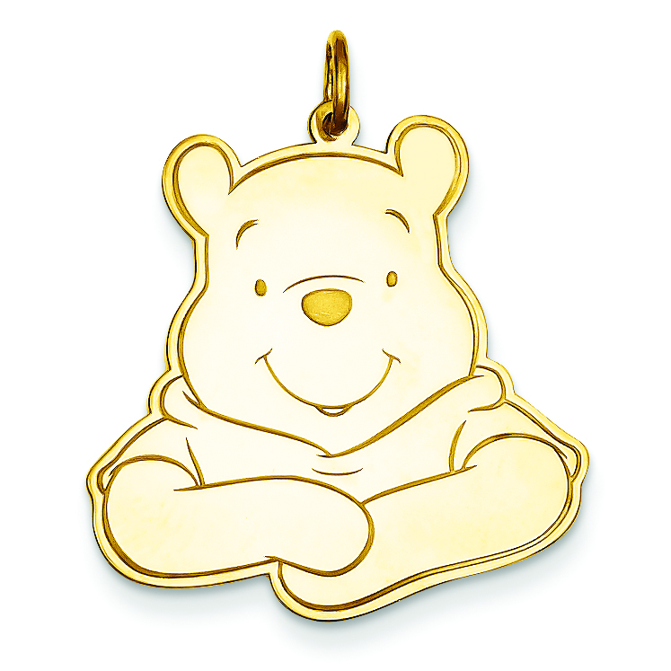 Disney Gold-plated SS Disney Winnie the Pooh Charm