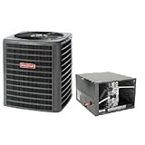 Goodman 3.5 Ton Goodman 13 SEER R-410A Air Conditioner Condenser with 24.5" Tall Horizontal Cased Evaporator Coil