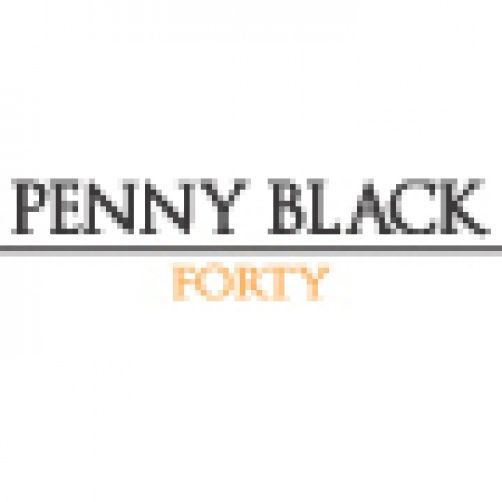 Penny Black 40 Round 20mm Matte Black Watch Movement Cufflinks