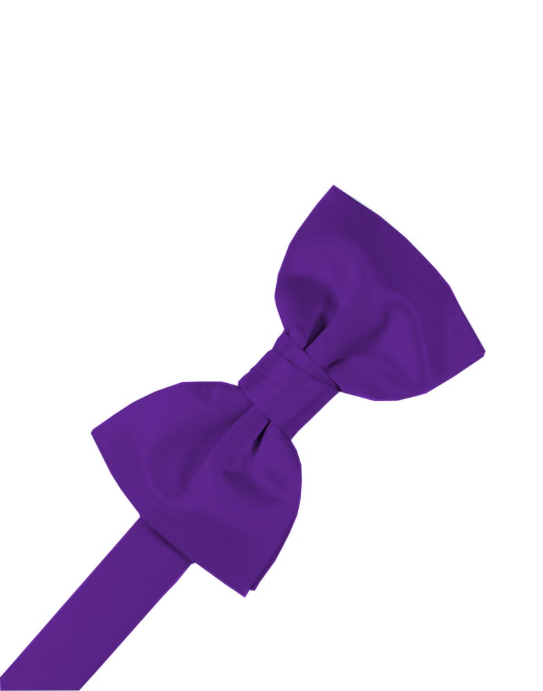Best Tuxedo Satin Bow-Tie in Purple