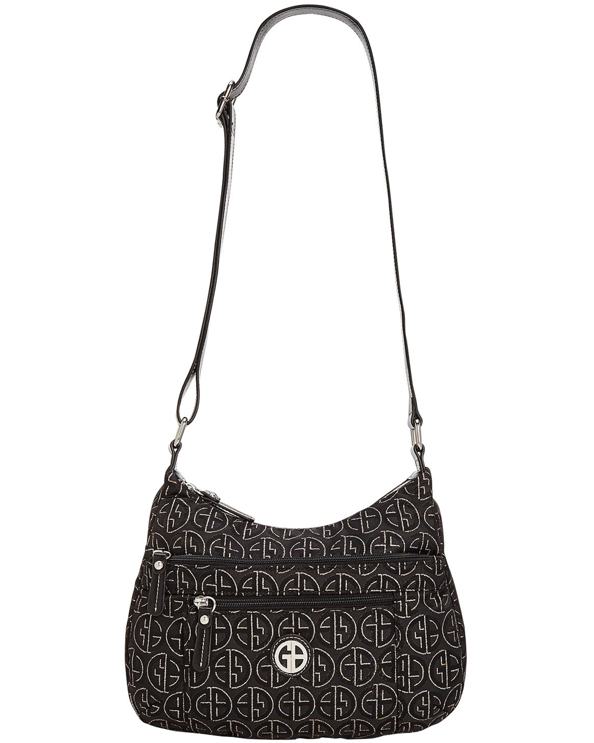 Giani Bernini Circle Signature Lurex Hobo Giani Bernini Circle Signature Lurex Hobo