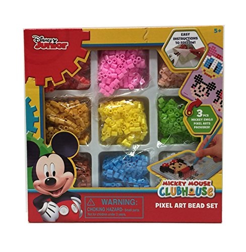 Walgreens Disney Junior Mickey Mouse Clubhouse Pixel Art Bead Set Walgreens Disney Junior Mickey Mouse Clubhouse Pixel Art Bead Set 3 Piece Emoji