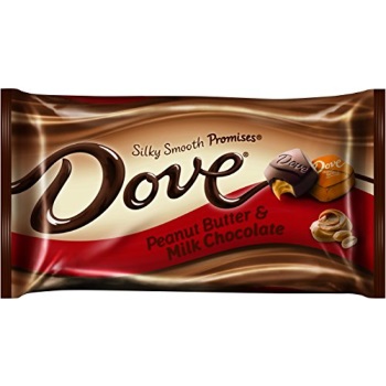 Dove Peanut Butter Milk Chocolate Miniatures Bag, 8.50-Ounce Pack of 4