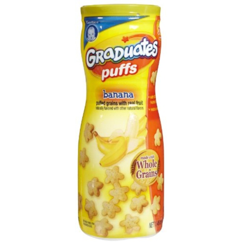 Gerber Graduates Finger Foods Banana Puffs Pack of 6