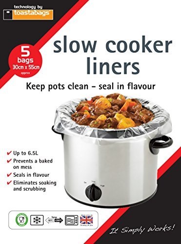 Planit Products Ltd Adib01hqs8q1i Toaags Slow Cooker Planit Products Ltd Toaags Slow Cooker Liners Pack Of 5 Bags