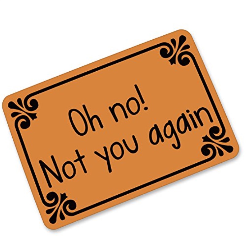 Super Rui Oh No Not You Again Entrance Mats Floor Carpet