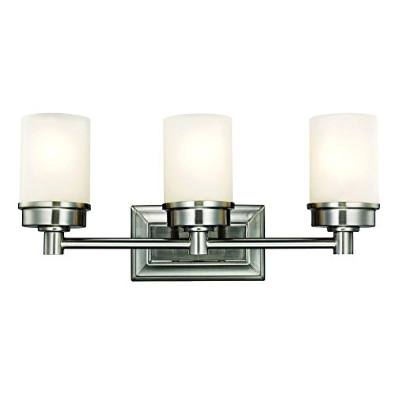 Hampton Bay 1001220862 Transitional 3 Light Brushed Nickel Vanity
