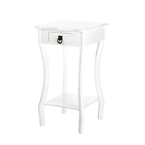 corner accent table drawer
