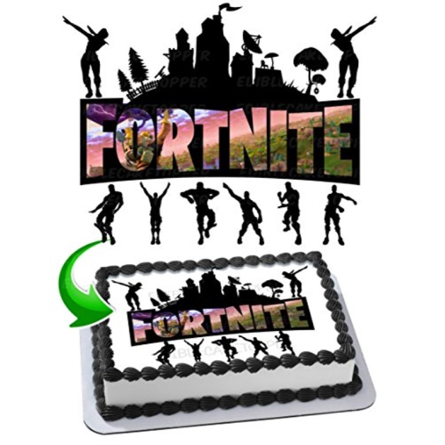 fortnite battle royale cake images - edibleinkart fortnite battle royale edible cake image cake topper icing sugar paper a4 sheet edible frosting photo 14 sheet cake  edibleinkart fortnite battle royale edible cake image cake topper icing sugar paper a4 sheet edible frosting photo 14 sheet cake - fortnite battle royale cake images