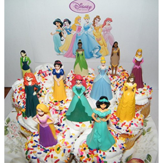 Hallmark Disney Princess Cake Topper And Candle Set