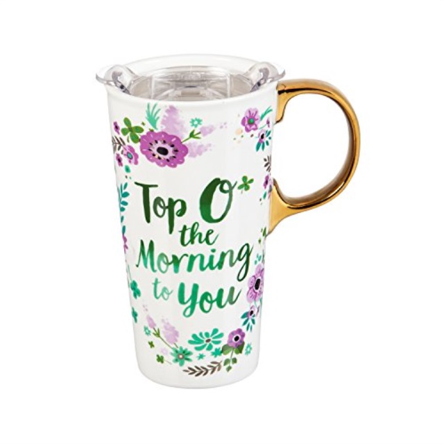 Cypress Home Travel Mugs Kmart Cypress Home Top O The Morning Saint Patrick S Day Ceramic Travel Coffee Mug With Gift