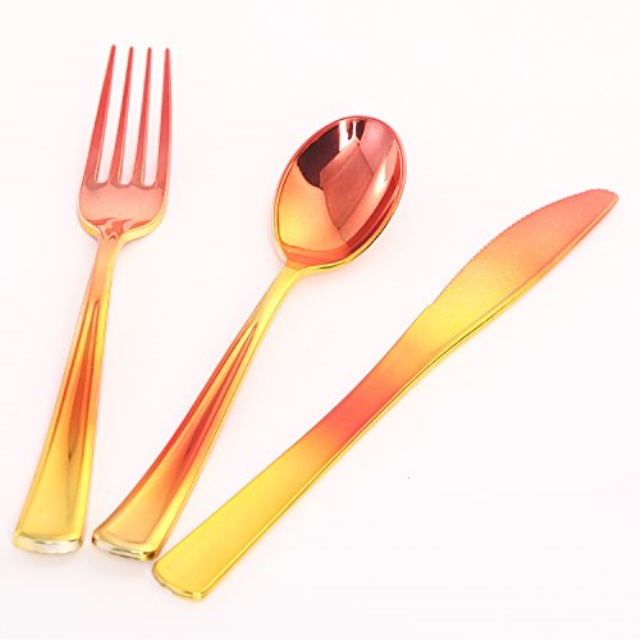 wdf partyware wdf 180 pieces rainbow plastic cutlery setdisposable
