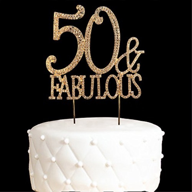 Hatcher lee 50andFabulous Cake Topper 50 Years Birthday Or Hatcher lee 50andFabulous Cake Topper 50 Years Birthday Or
