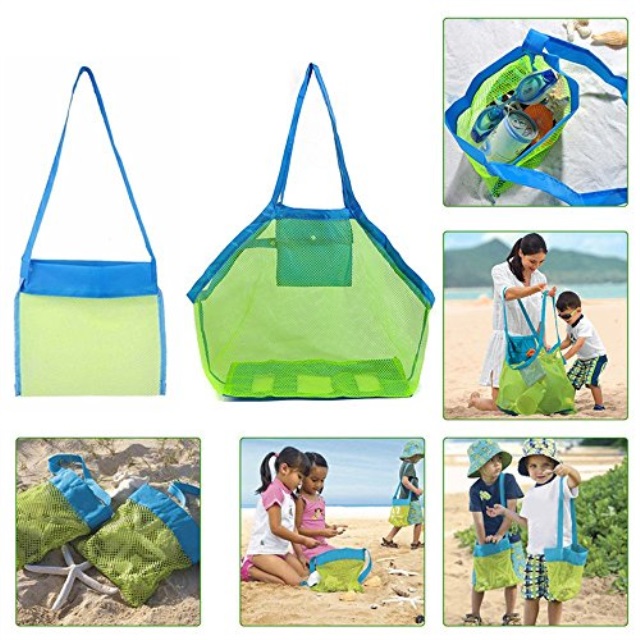 Mesh Beach Toy Bag Yoayo Mesh Beach Toy Tote Bag 2 Pack For Beachpoolwater Fun Sport Sand