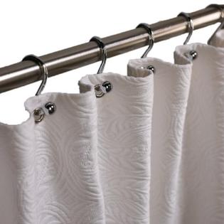 Pea Alley Luxury Bed Linens Vienna 100 Percent Cotton Shower Pea Alley Luxury Bed Linens Vienna 100 Percent Cotton Shower Curtain White