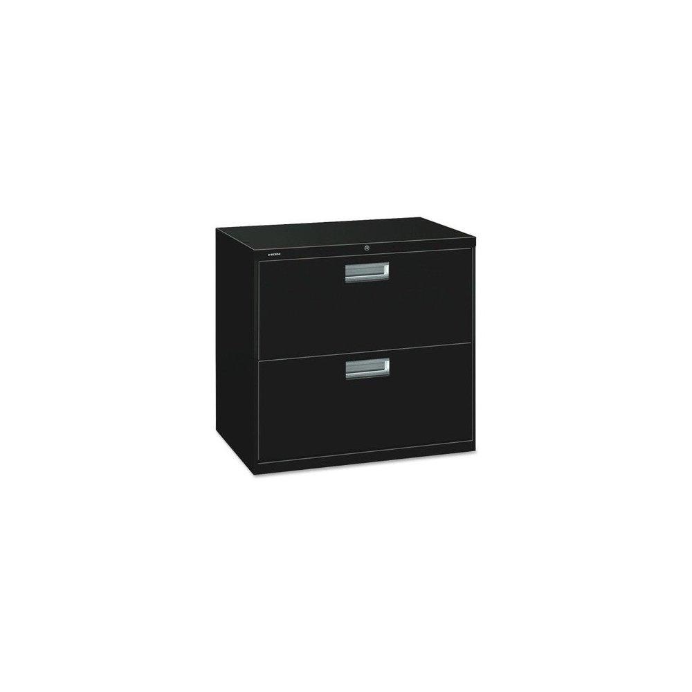 Hon 600 Series Two Drawer Lateral File 30w X 19 1 4d Black