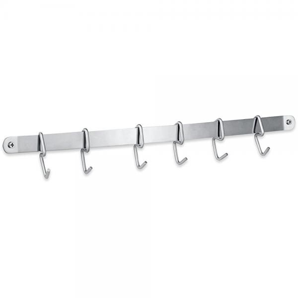 Pro Chef Kitchen Tools Stainless Steel Utensil Hanging Rack 6 Pro Chef Kitchen Tools Stainless Steel Utensil Hanging Rack 6 Hooks To Hold And Organize Utensils Pots Pans O