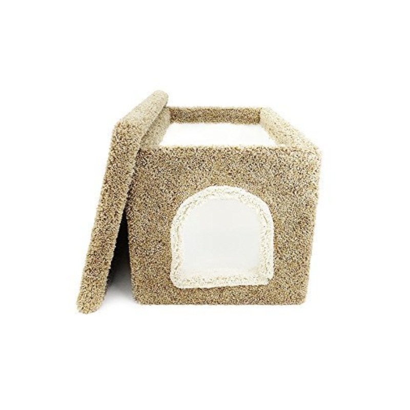 New Cat Condos Premier Litter Box Enclosure Brown