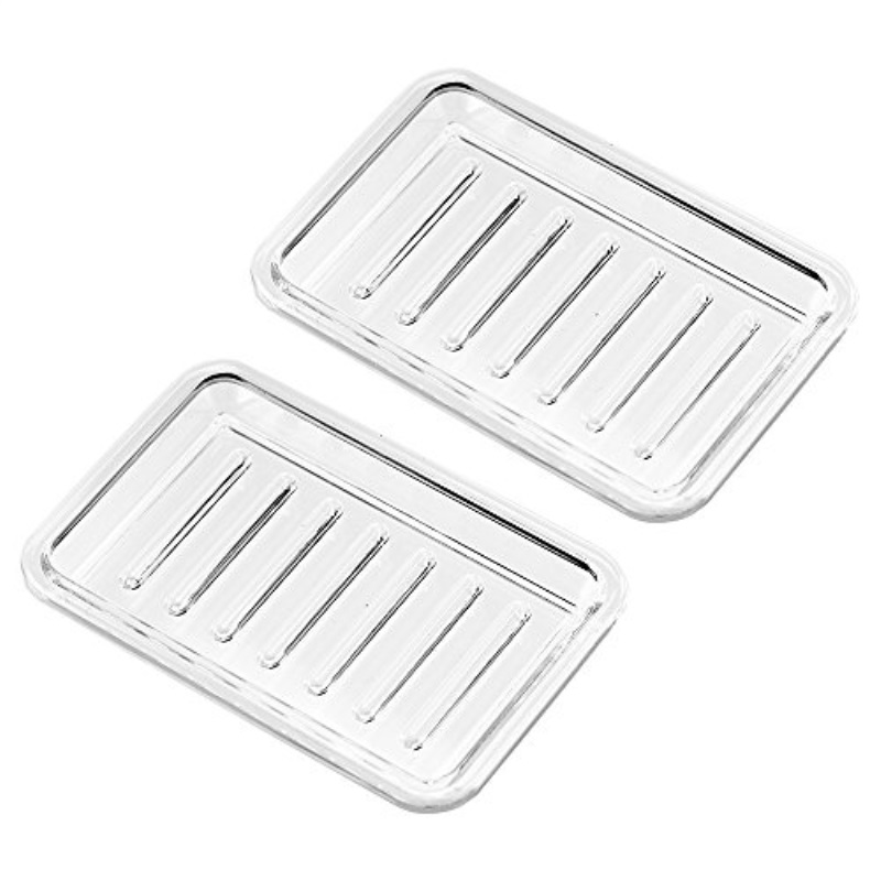 Interdesign Plastic Bar Soap Dish For Bathroom Sink Or Shower Ridged Interdesign Plastic Bar Soap Dish For Bathroom Sink Or Shower Ridged Saver Design