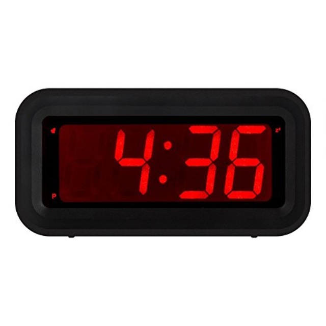 Loud Digital Travel Alarm Clock Kwanwa Led Digital Alarm Clock Battery Operated Only Small For Bedroomwalltravel With Constantly Red Digits