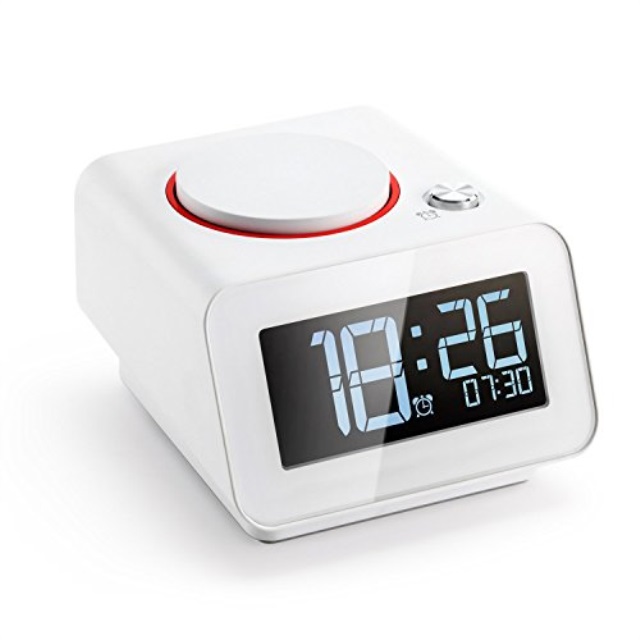 Ge 29298fe1 Corded Cid Bedroom Phone Alarm Clock Homtime Alarm Clock For Bedroom With Dual Usb Charger Ports Iphone Digital