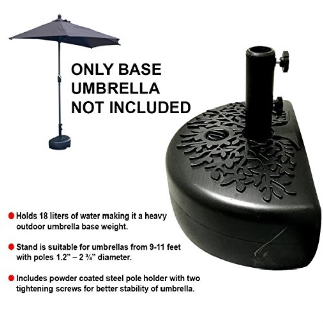 Easygoproducts Patio Umbrellas Bases Sears Easygoproducts Easygo Half Umbrella Base Weight Water Weighted Universal Stand