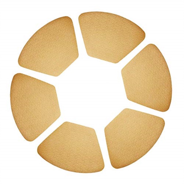 Wedge Shaped Placemats Ytzada Wedge Placemats For Round Table Heat Resistant Washable Vinyl Dining Braided