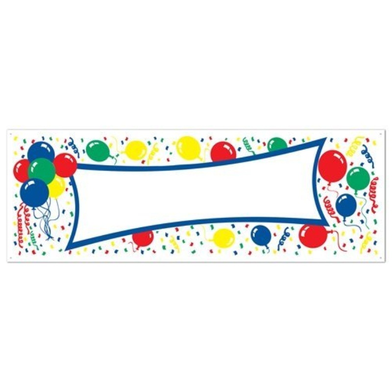 beistle balloons blank sign