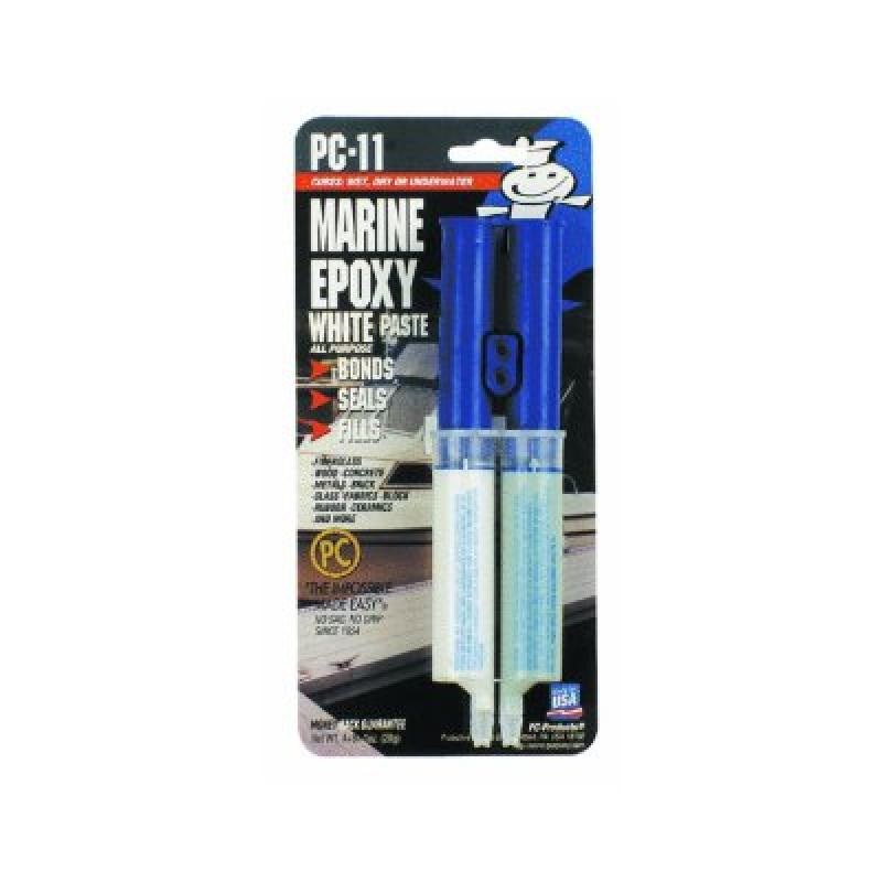 Pc Products Pc 11 Two Part Marine Grade Epoxy Adhesive Paste 1 Oz Applicator Syringe Off White Pc Products Pc 11 Two Part Marine Grade Epoxy Adhesive Paste 1 Oz Applicator Syringe Off White
