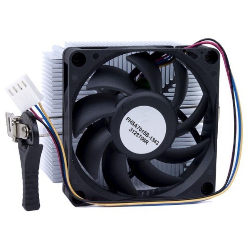 Eleacb008z4s898 Amd 1a02c3w00 Socket Fm1 Am3 Am3 Am2 Am2 1207 940 939 754 Aluminum Heat Sink And 2 75 Fan W 4 Pin Connector Up To 100w