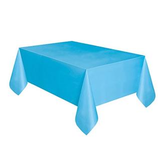 tischdecke hellblau nappe plastique williamklein partyrama 137cm 274cm jetables tovaglia unita tablecover poudre tafelkleden decofete nappes jetable noeud pastellblau heliumballon