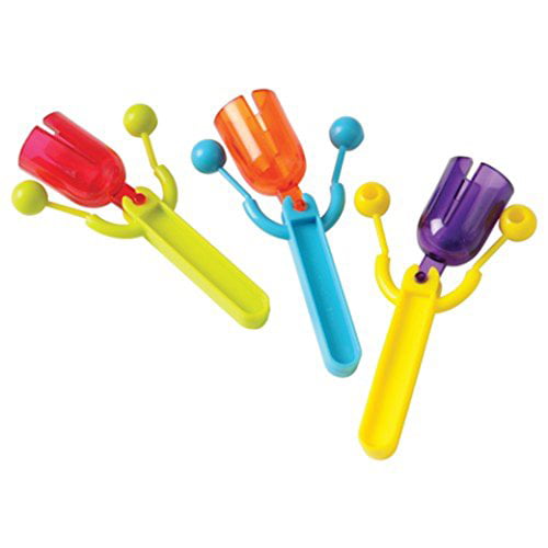 Bigbolo Lot Of 12 Assorted Color Bell Theme Clacker Noisemakers