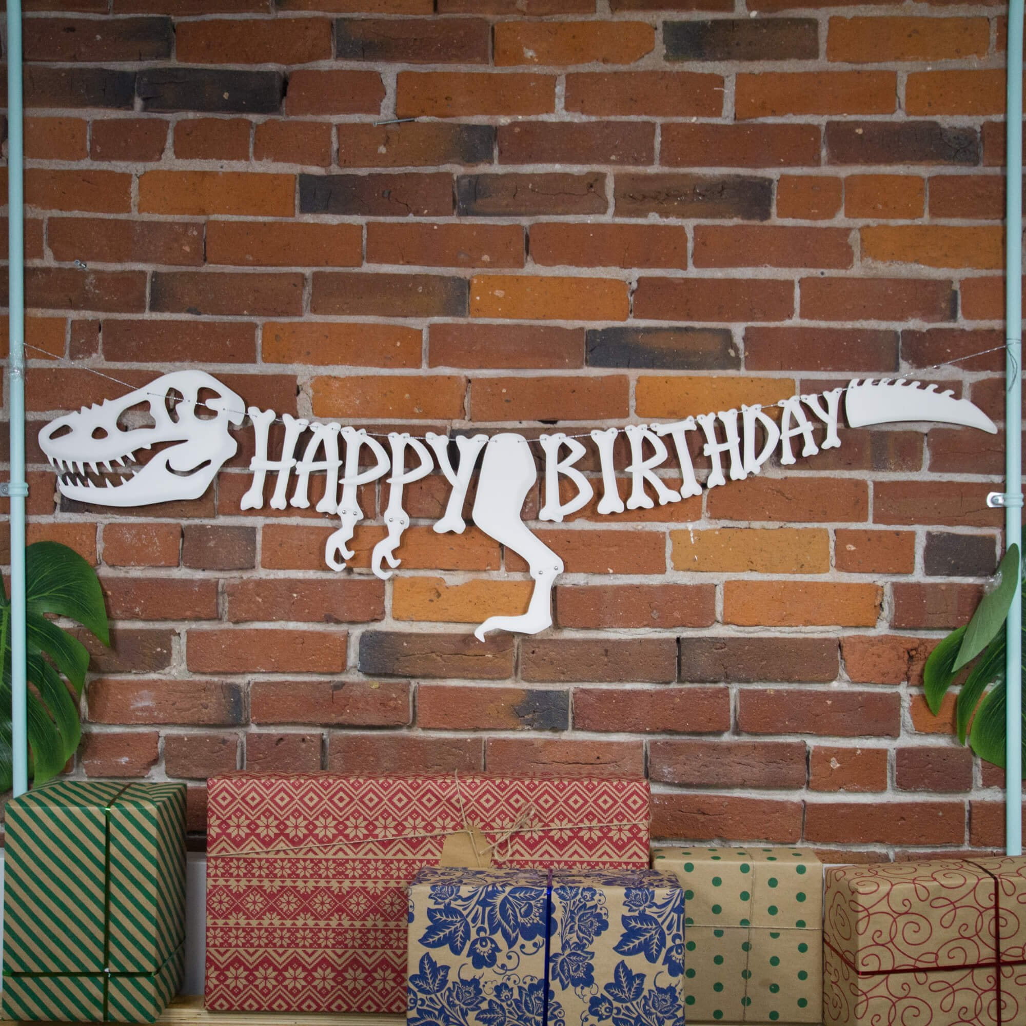 Lisa S Moments 3d Dinosaur Happy Birthday Banner A Dinosaur Party Supplies Decorations A Premium Dinosaur Decorations T Rex Raptor Design W