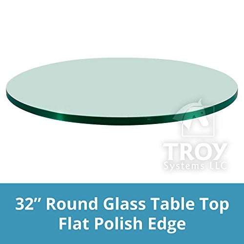 32 Inch Custom Annealed Clear Tempered, 32 Inch Round Glass Table Top