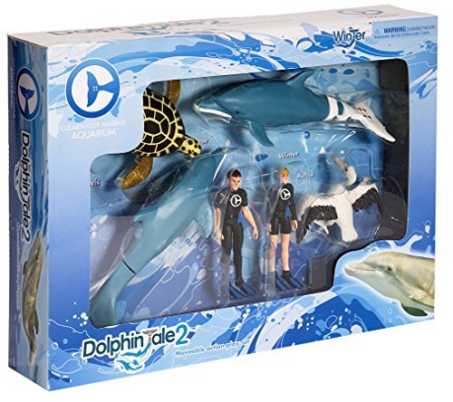 The Clearwater Marine Aquarium Dolphin Tale 2 Movable Action Playset