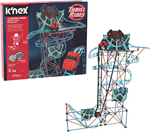 K Nex Knex Thrill Rides Cobweb Curse Roller Coaster Building Set 473piece Ages 9 Construction Educational Toy Building Set K Nex Knex Thrill Rides Cobweb Curse Roller Coaster Building Set 473piece Ages 9 Construction Educational Toy Building Set