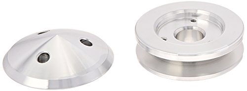 March Performance 137 Performance Series Clear Powdercoat Aluminum 1-Groove Alternator Pulley