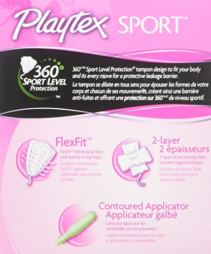 Playtex Sport Tampons - Super - 18 ct