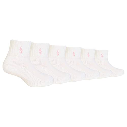 Ralph Lauren Polo Baby Socks For Boys And Girls With Gripper Bottoms 6 Pairs White Pink Pony 6 12 Months Ralph Lauren Polo Baby Socks For Boys And Girls With Gripper Bottoms 6 Pairs White Pink Pony 6 12 Months