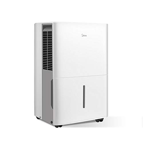 Midea Midea Mad50c1zws Dehumidifier 70 T With Reusable Filter Ideal For Basements Bedroom Bathroom With Bucket Of 16 Gallon New 50