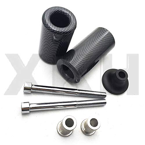 SMT-MOTO Motorcycle No Cut Frame Slider Protector For 2003 2004 Kawasaki Zx6R Zx-6R Zx6Rr Carbon